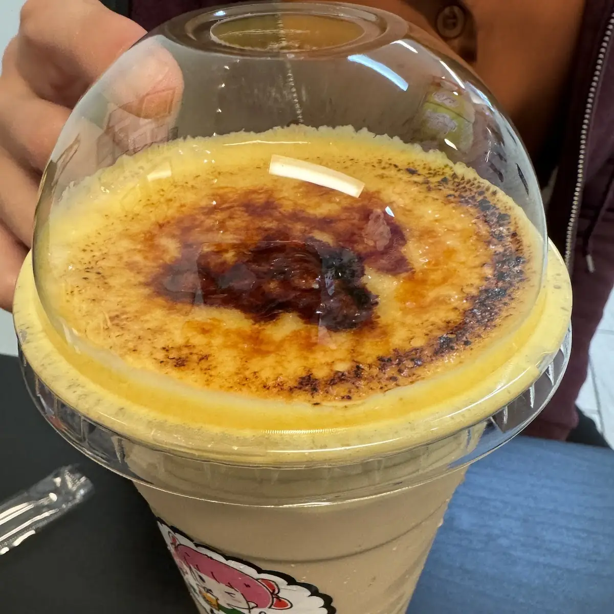 Crème Brûlée Boba Milk Tea 烤布蕾波波奶茶